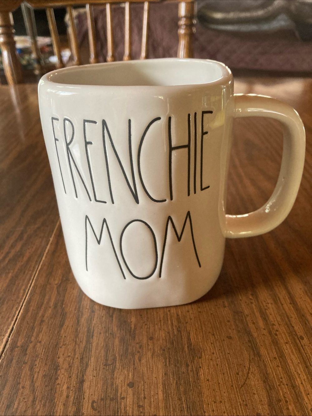 Rae Dunn 16 Oz. Frenchie Mom Ceramic Coffee Mug new no box